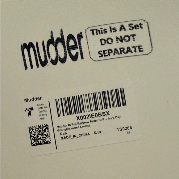 Mudd Eyebrow Razor Set - Assorted Colors - Picture 2 of 2